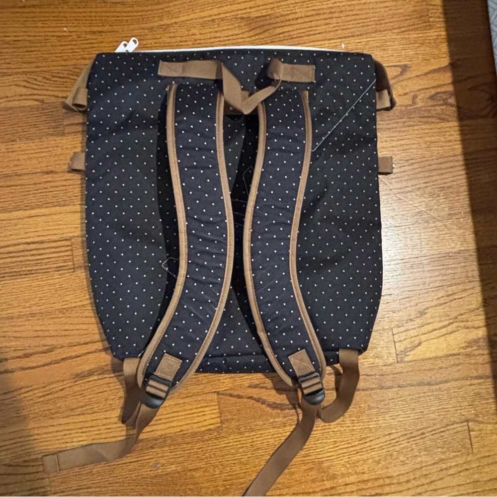 Kavu Polka Dot Black and Brown Backpack - Picture 3 of 4